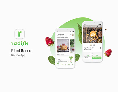 Radish | Recipe App UI/UX Case Study