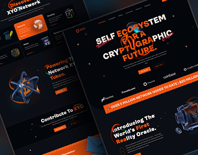 XYO Crypto Web design