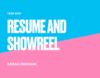 Resume and Showreel: 2023