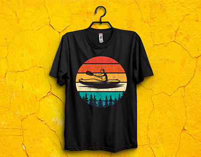 Kayaking T-shirt Design