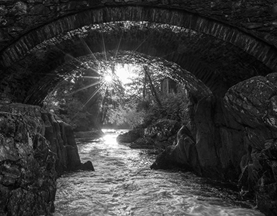 Under the bridge - Betws-y-Coed, North Wales