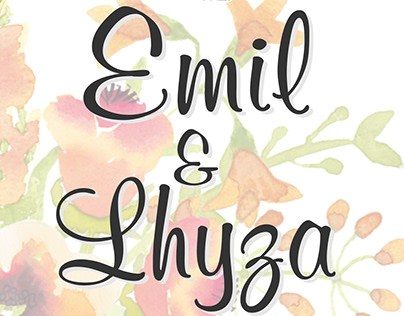 Wedding Invitation (Emil & Lhyza)