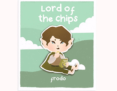 Lord of the Chips Stickers