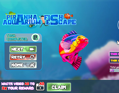 Piranha Flying Fish Escape