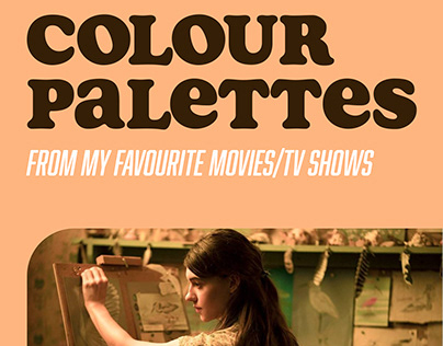 COLOUR PALETTES from my favourite movies or tv shows 📺