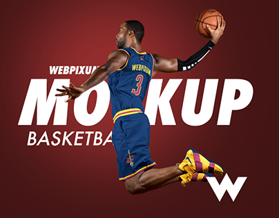 NBA Basketball Mockup Templates - FREE PSD Download