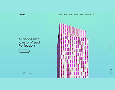 Rolly | A Contemporary Portfolio WordPress Theme