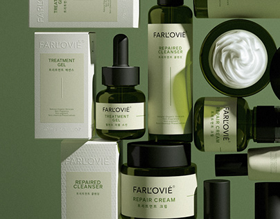 FARLOVIE skincare branding