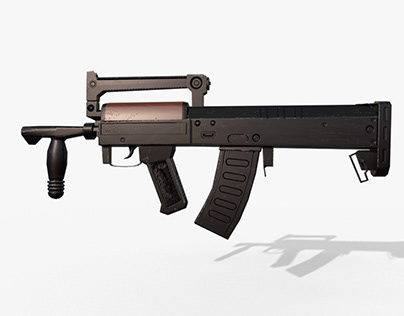 Groza Rifle 3D Model