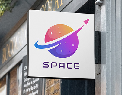 Space Logo Mockup