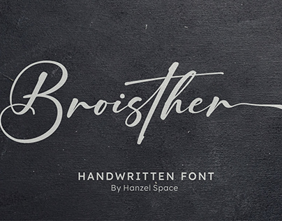 Broisther Handwritten Font