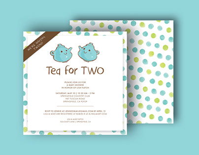 Tea for Two Baby Shower