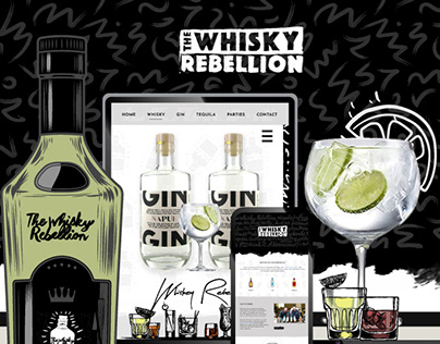 WhiskeyRebel Brand UI - Website Design/Video