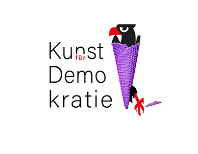 Logo Kunst für Demokratie