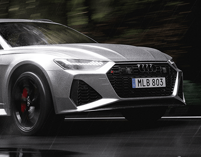 Audi RS6 - Forest drive