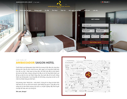 Website Ambassador Hotel - Client