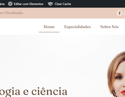 Site Clínica de Estética