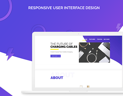Responsive UI design for product based website