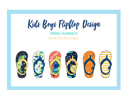 Kids Boys Flipflop Design