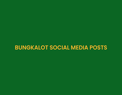Bungkalot Social Media Posts