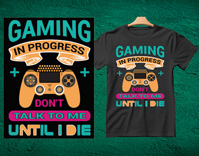 Gaming T Shirt Design