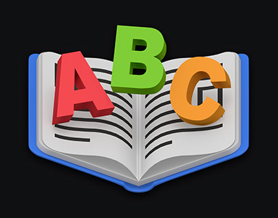 Book ABC 3D Illustration