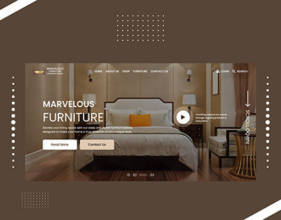 Marvelous Furniture Website Ui Ux