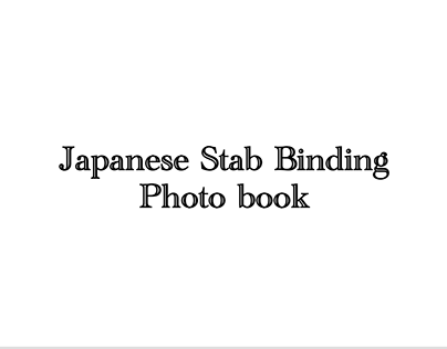 Japanese Stab Binding