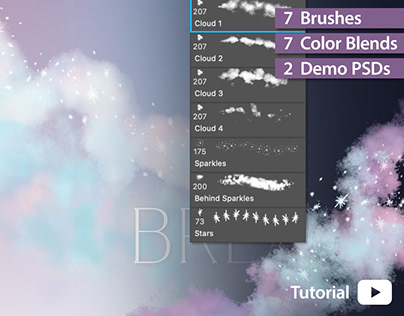 Painting Mystic Clouds in Photoshop