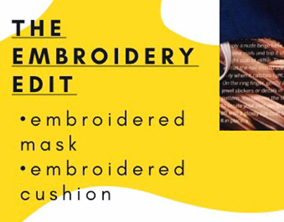 The Embroidery Edit