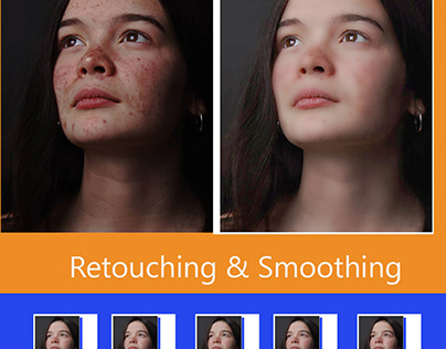 face retouching and smoothing adobe photo shop