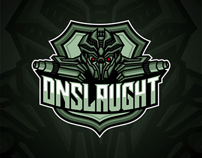 ONSLAUGHT | Gaming Team mascot logo