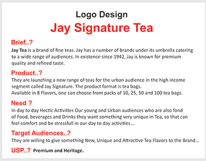 Jay Signature Tea