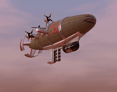 Kirov Airship - 3D Modeling for Game
