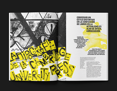 Boca magazine | Experimental typography