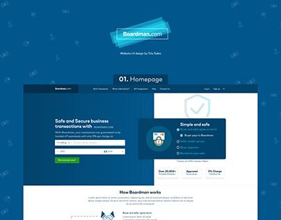 Boardman: Website UI Design