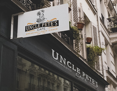 Uncle Pete's Cafe - Logo