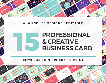 15 Creative Business Cards Bundle
