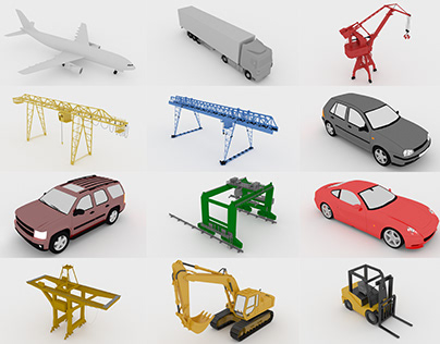 Free Vehicles & Military & Energy 3D Models