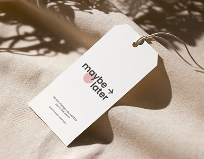 Maybe Later | Brand identity