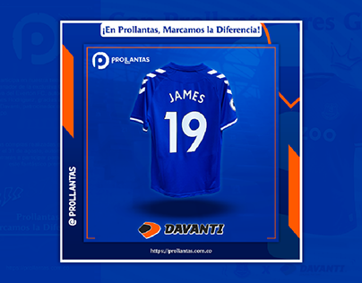 Publicidad Regalo camiseta Everton Fc - Prollantas