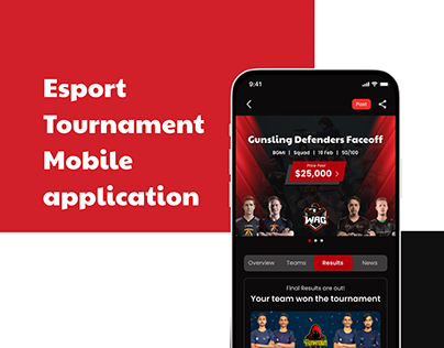 Esport tournament - Mobile app