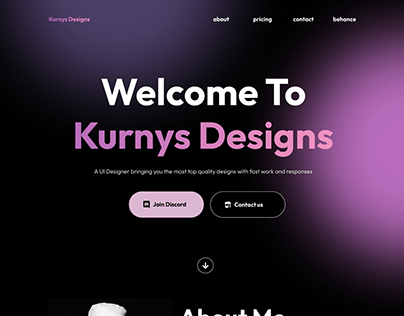 First Ever Landing Page