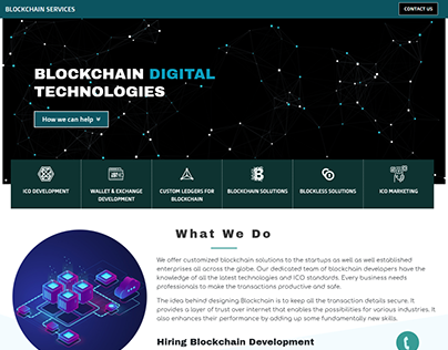 Blockchain digital technologies
