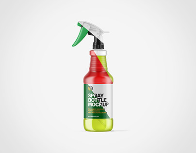 Spray Bottle PSD Mockups