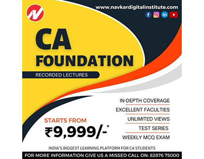 CA Foundation Recorded Lectures | CA Foundation Course