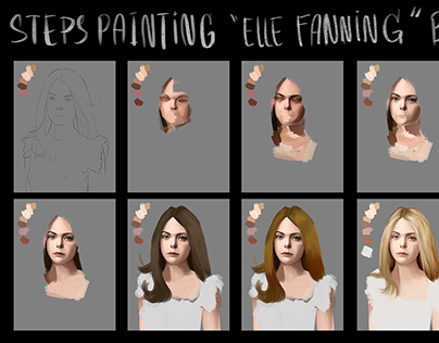 How to paint - Elle Fanning
