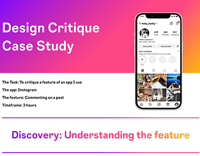 Design Critique - Instagram