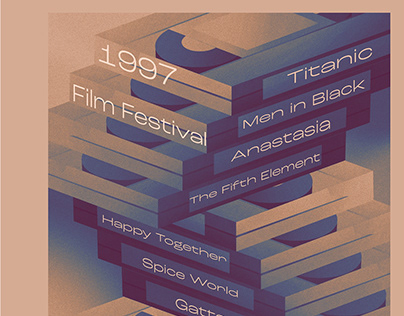 1997 Film Festival Poster/ Itinerary (Concept)