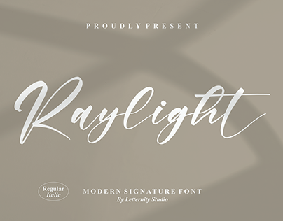 Raylight - Modern Signature Font
